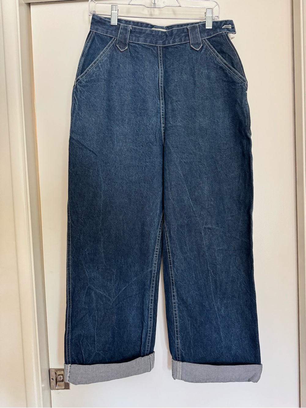 Rudy Jude Indigo High-Rise Wide Leg Jeans